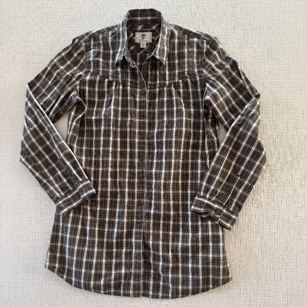 Women's Timberland Earthkeepers Long Sleeve Button Down Tunic, Size 8